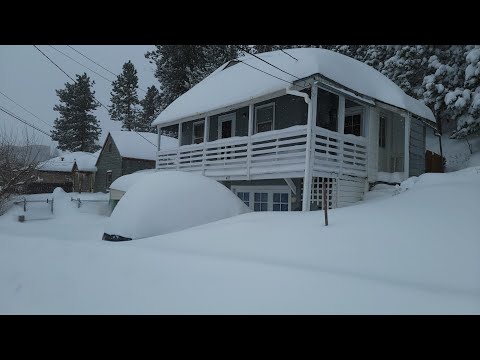 Snow Storm in Lead, South Dakota. December 14th, 2022.