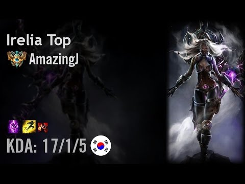 Irelia Top vs Ekko - AmazingJ - KR Challenger Patch 6.9