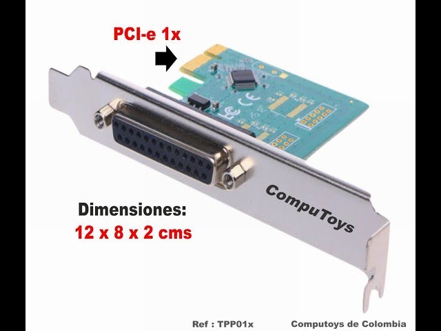 Vídeo relacionado con Tarjeta de puerto paralelo PCIE, Tarjeta de puerto PCIE a paralelo Puerto de impresión LPT Adaptador de tarjeta de impresora LPT PCI-E DB25, Tarjeta de expansión PCI a DB25 LPT Puerto paralelo para Wi