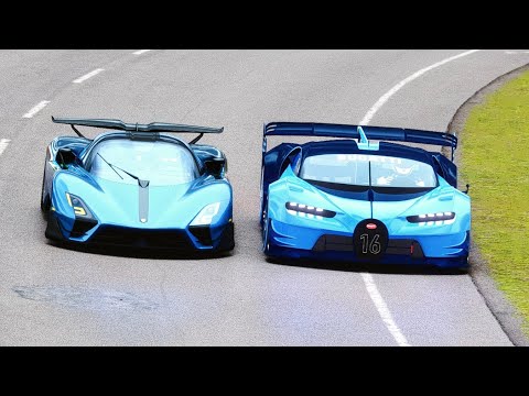 2022 SSC Tuatara Striker vs Bugatti Vision GT at Highlands (ULTRA 4K RTX 4090 24 GB)