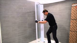 Duschkabin video -- montering av vår Fasett duschkabin | Svedbergs