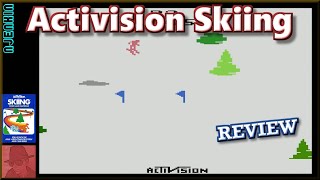 Activision Skiing - on the Atari 2600 - with Commentary !!