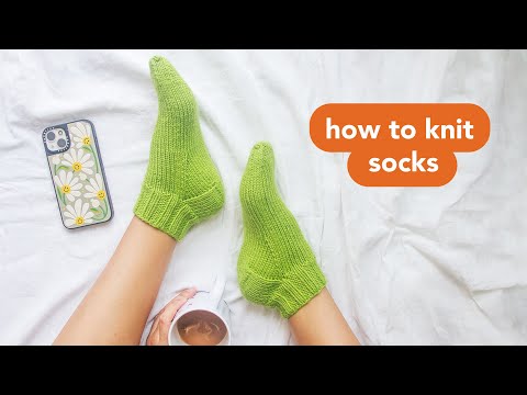 HOW TO KNIT SOCKS: The Ultimate Beginner Guide to Sock Knitting (Step-by-Step Tutorial)