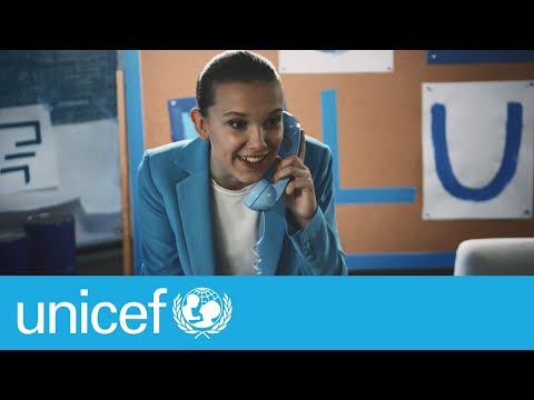 Millie Bobby Brown: Go Blue on World Children’s Day | UNICEF