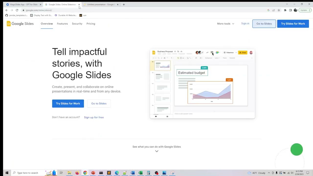 Integrating Open AI with Google Series :  OpenAI with Google Slides GPT for slides