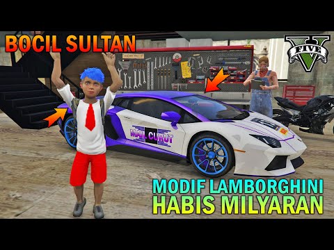 Elementary School Boy Modifies Lamborghini for Billions - GTA 5 SULTAN BOCIL