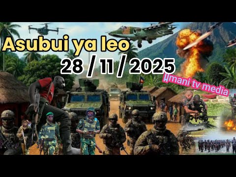 28/11/HIZI HAPA HABARI ZA UKWELI ASUBUI YA LEO KUTOKA KWENYE UWANJA WA VITA/LUVUNGI/MWENGA/WALIKALE 