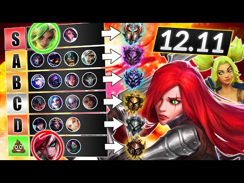 NEW UPDATED Champions TIER LIST for Patch 12.11 - META CHAMPS for EVERY ROLE - LoL Guide