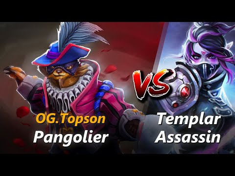 How to Pangolier mid vs Templar Assassin (feat. Topson) | First 7 minutes