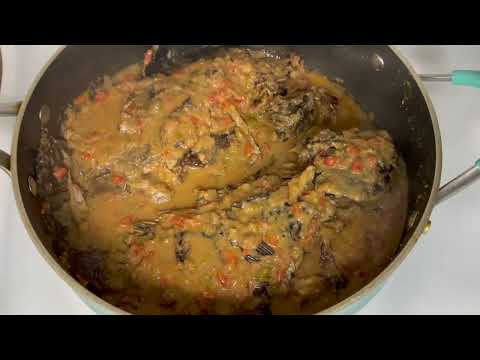 Smoked Tilapia in Groundnut Butter Sauce - A Traditional Kenyan and Ugandan Dish