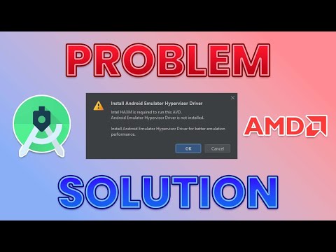 Android emulator hypervisor driver for AMD processors installation failed