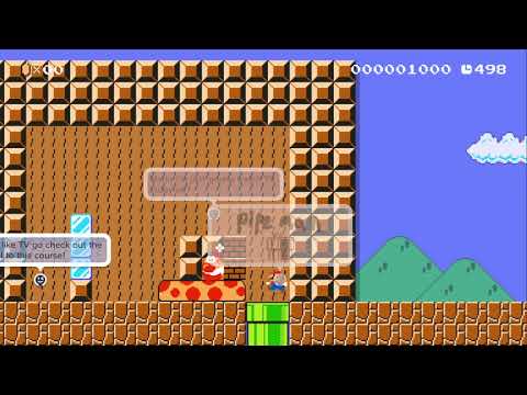 Let's Watch Some TV! by Mason ~ Miiverse - SUPER MARIO MAKER - NO COMMENTARY 1bh