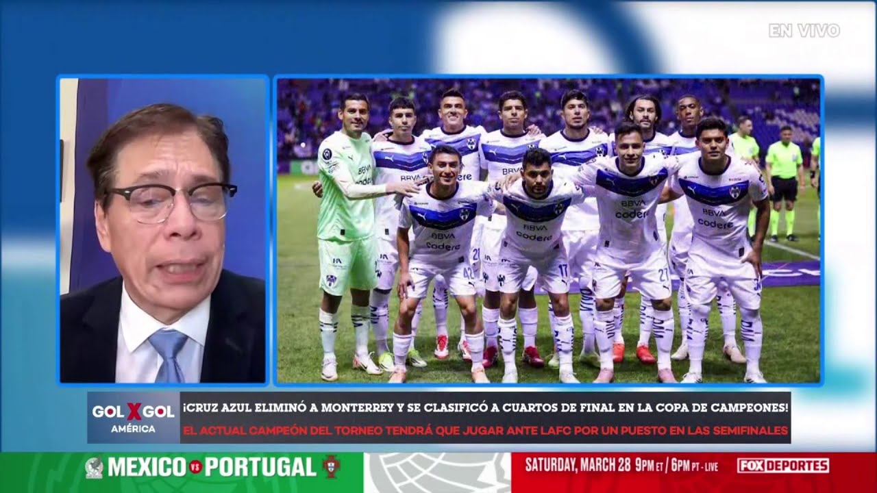 💥 ¡CRUZ AZUL ELIMINÓ A RAYADOS! | Empate ante Monterrey para avanzar en Champions Cup | GolXGol