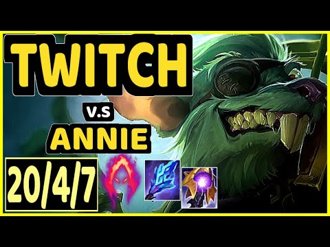 DIPLEX (TWITCH) vs ANNIE - 20/4/7 KDA BOTTOM SUPPORT CHALLENGER GAMEPLAY - EUW