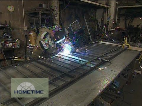 How a custom wrought iron railing is fabricated