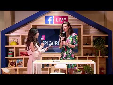 Kiran Makhija Living Foodz LIVE from LFEpicureanGuildAwards 2019 with Sarah Todd