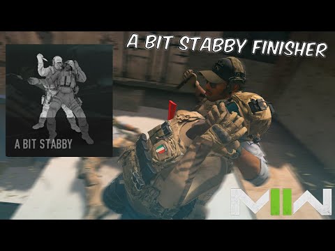 Gaz Operator Finishing Move "A Bit Stabby" Modern Warfare II