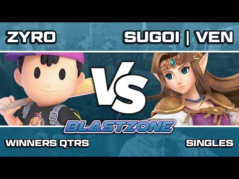 PSG Blastzone: Zyro (Pokemon Trainer) vs Sugoi | Ven (Zelda) - Winners Qtrs