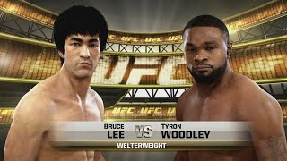 EA Sports UFC - Online Fight - Tyron Woodley vs. Bruce Lee Flair Flop Finish