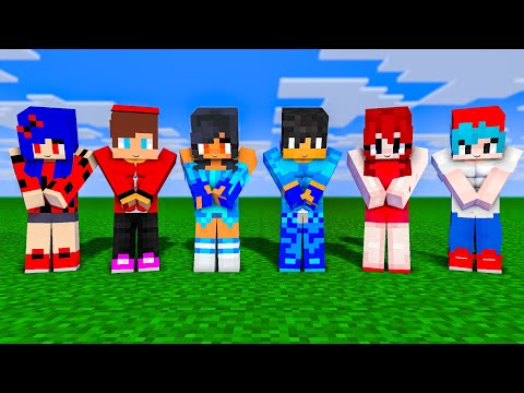 ALAN WALKER DANCE MEME | APHMAU, AARON, LADYBUG, JJ, FNF AND GF - MINECRAFT ANIMATION #shorts