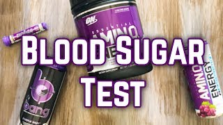 Blood Sugar Test: Sugar Free Energy Drinks