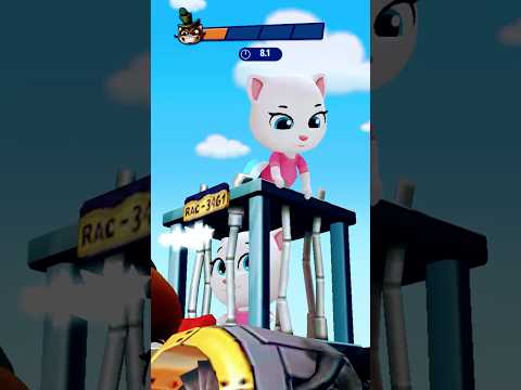 😼 Angela Save Angela 😂 Surprised Moments 💥 #shorts #talkingtom #herodash