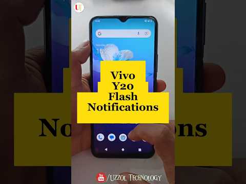 How To Vivo Y20 Flash Notifications Setting#foryou #viral #shorts #video #uzzol_technology