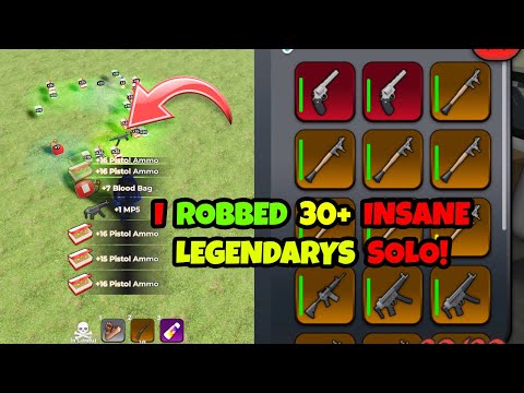 I WENT INSANE AND STOLE 30+ LEGENDARY GUNS IN BLOCKSPIN!