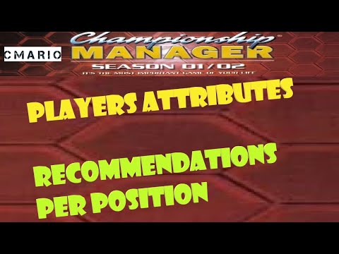 CM0102 Players Attributes