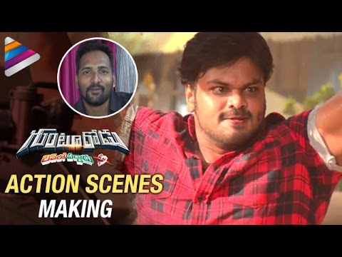Gunturodu Movie Action Scenes Making | Manchu Manoj | Pragya Jaiswal | #Gunturodu | Telugu Filmnagar Video