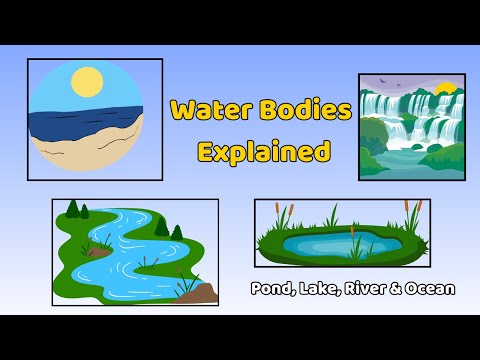 Types of Water Bodies for Kids | Oceans, Rivers, Lakes & Ponds Explained Simply