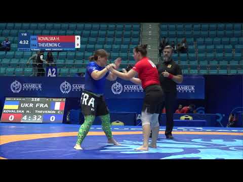 Round 3 Women's GP No-Gi - +71 kg: H. KOVALSKA (UKR) v. C. THEVENON (FRA)