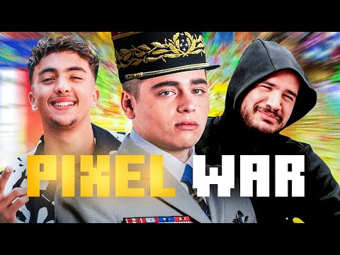 🔥 LA GUERRE DES PIXELS ! - (ft. Squeezie, Inoxtag, Amine, Locklear...)