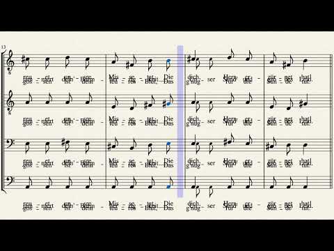 Mitten wir im Leben sind by Peter Cornelius Op. 9 Nr. 3