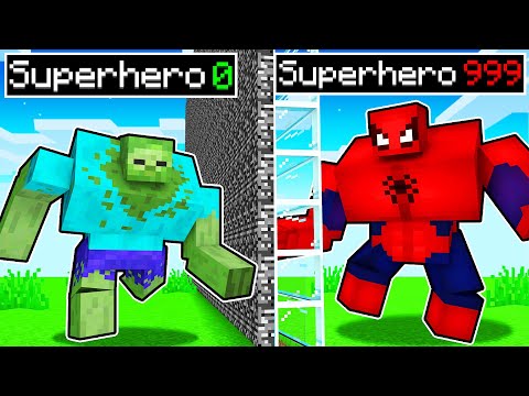 Upgrading Mobs To SUPERHERO Mobs In a Mob Battle!