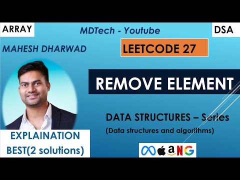 Remove Element Leetcode 27 Javascript Two Pointers 2 Optimal Solutions