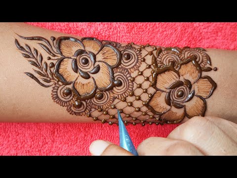 arabic mehndi design full hand by thouseens henna