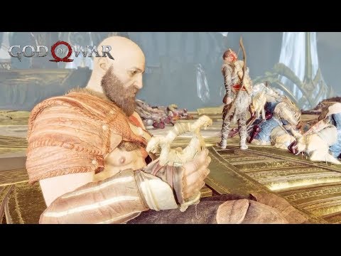 GOD OF WAR - Kratos Steps Into The Light Scene - PS4
