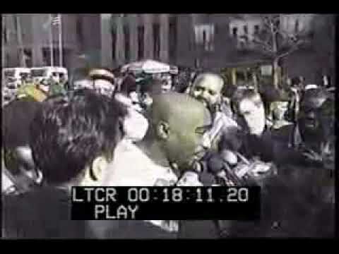 2PAC interview:  outside of the court  house