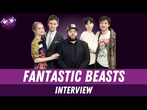 Fantastic beasts and where to find them cast interview with eddie redmayne ezra miller