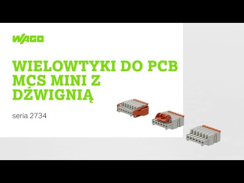 Wielowtyki do PCB MAC Mini z dźwignią - seria 2734 - zdjęcie