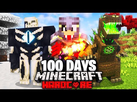 I Survived 100 Days In Minecraft's HARDEST Modpack!