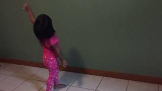 2 year old dancing again this time Kesha praying