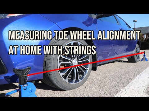 Measuring Toe Wheel Alignment at Home with Strings