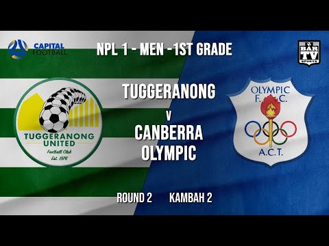 NPL1 Men - 1st Grade - Capital Football  - ROUND 2 - Tuggeranong United FC vs Canberra Olympic FC