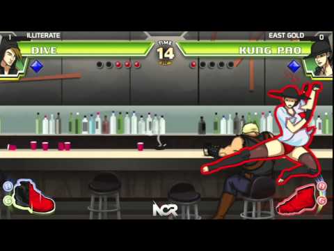 Divekick: East Gold vs iLLiterate - Losers Finals - NCR 2014