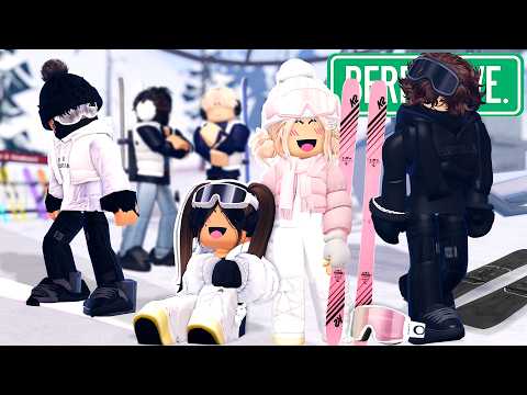 ACCIDENT WHILE SKIING WITH MY CRUSH! A BOY SAVED ME *VOICED* BERRY AVENUE