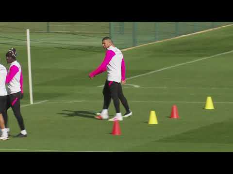 SEANCE ENTRAINEMENT VEILLE DE PSG - LILLE