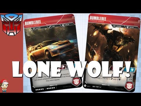 Bumblebee Rocks as a Lone Wolf in the Transformers TCG Video