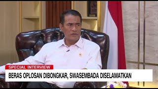 Special Interview Mentan Amran Sulaiman: Beras Oplosan Dibongkar, Swasembada Diselamatkan